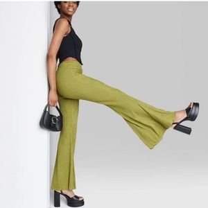 Wild Fable High-Rise Plisse Flare Pants V3.